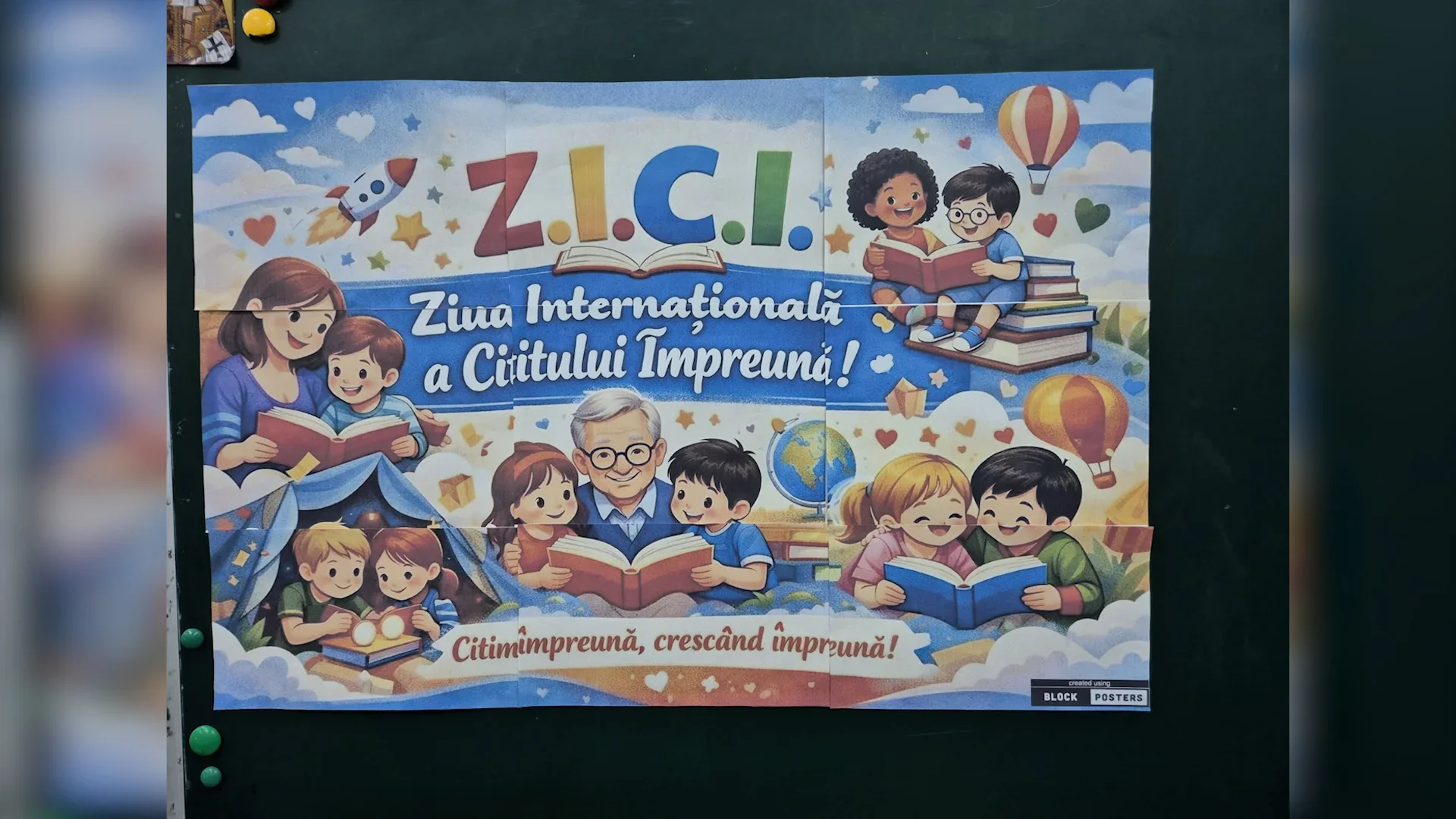 Ziua Internațională a Cititului Împreună, marcată la Șc. Gimn. nr. 10