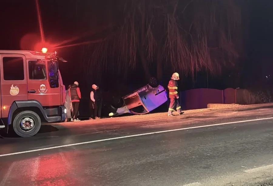 Accident produs de un șofer care a fugit de la fața locului, în judetul Iași
