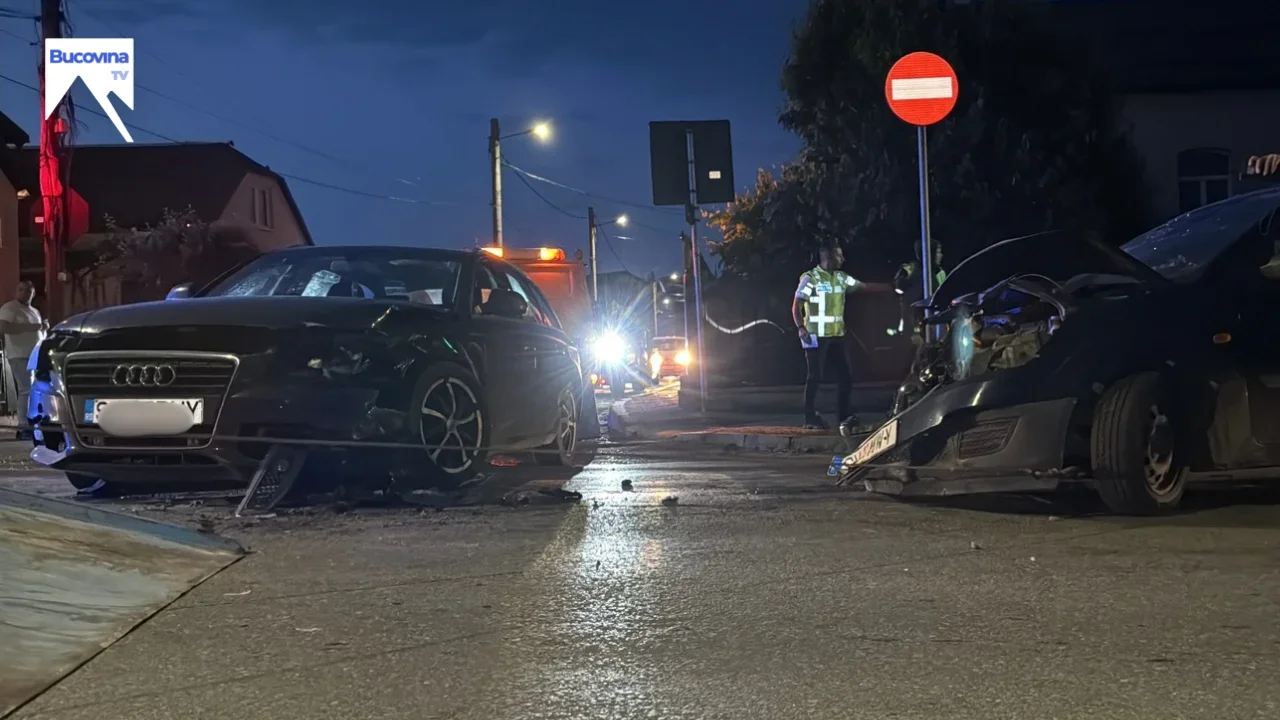 Tănără ajunsă la spital, după un accident rutier produs în Ițcani