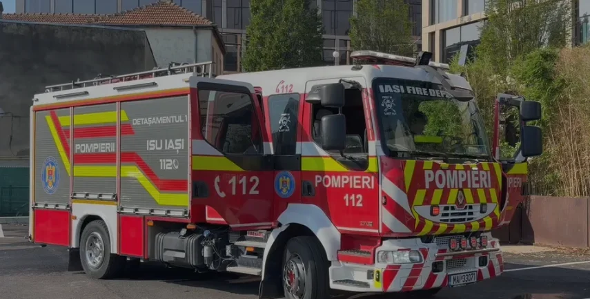 Incendiu izbucnit la o cafenea din mall, la Iași