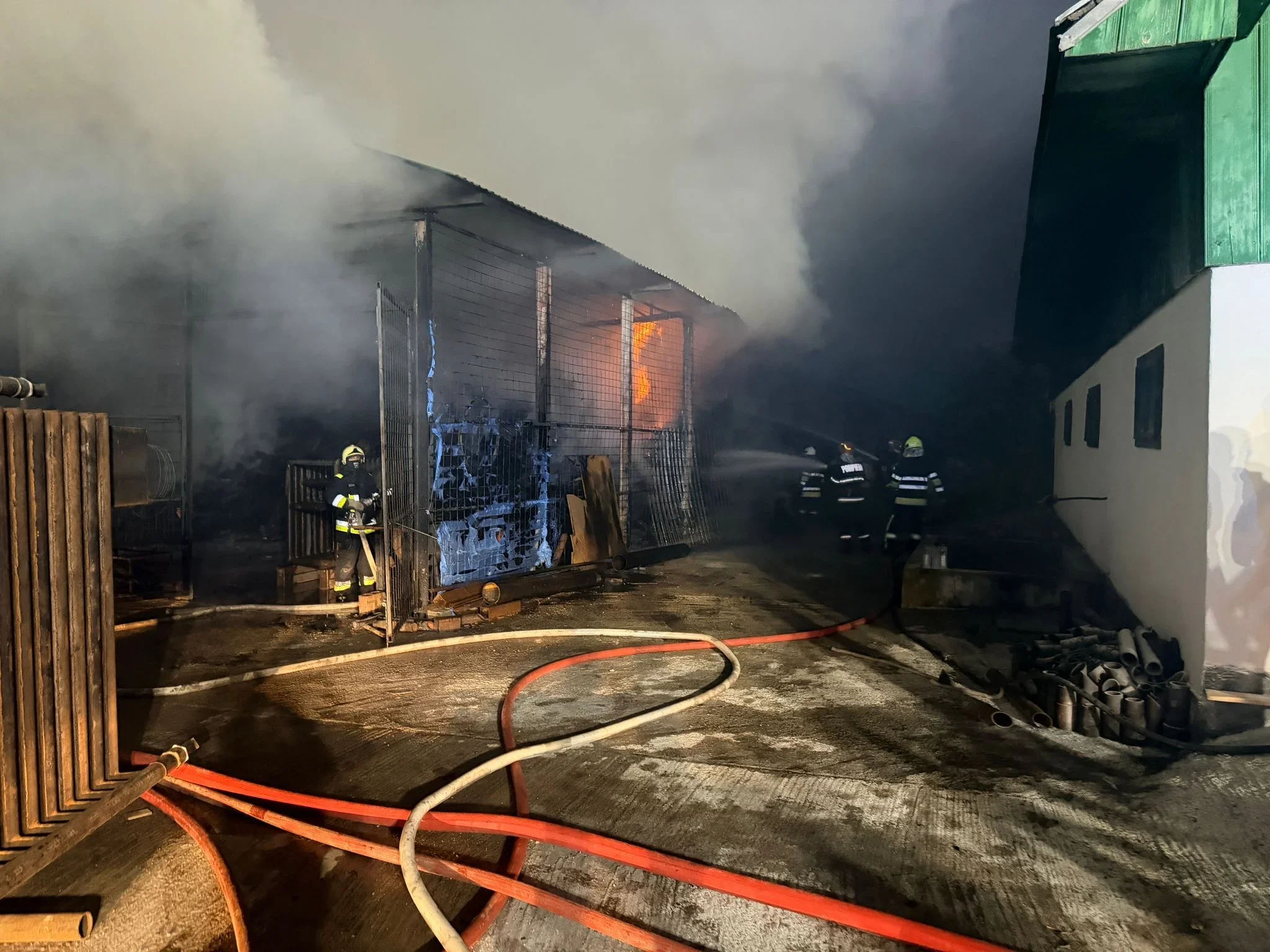 Incendiu izbucnit la un așezământ monahal din Brădățel
