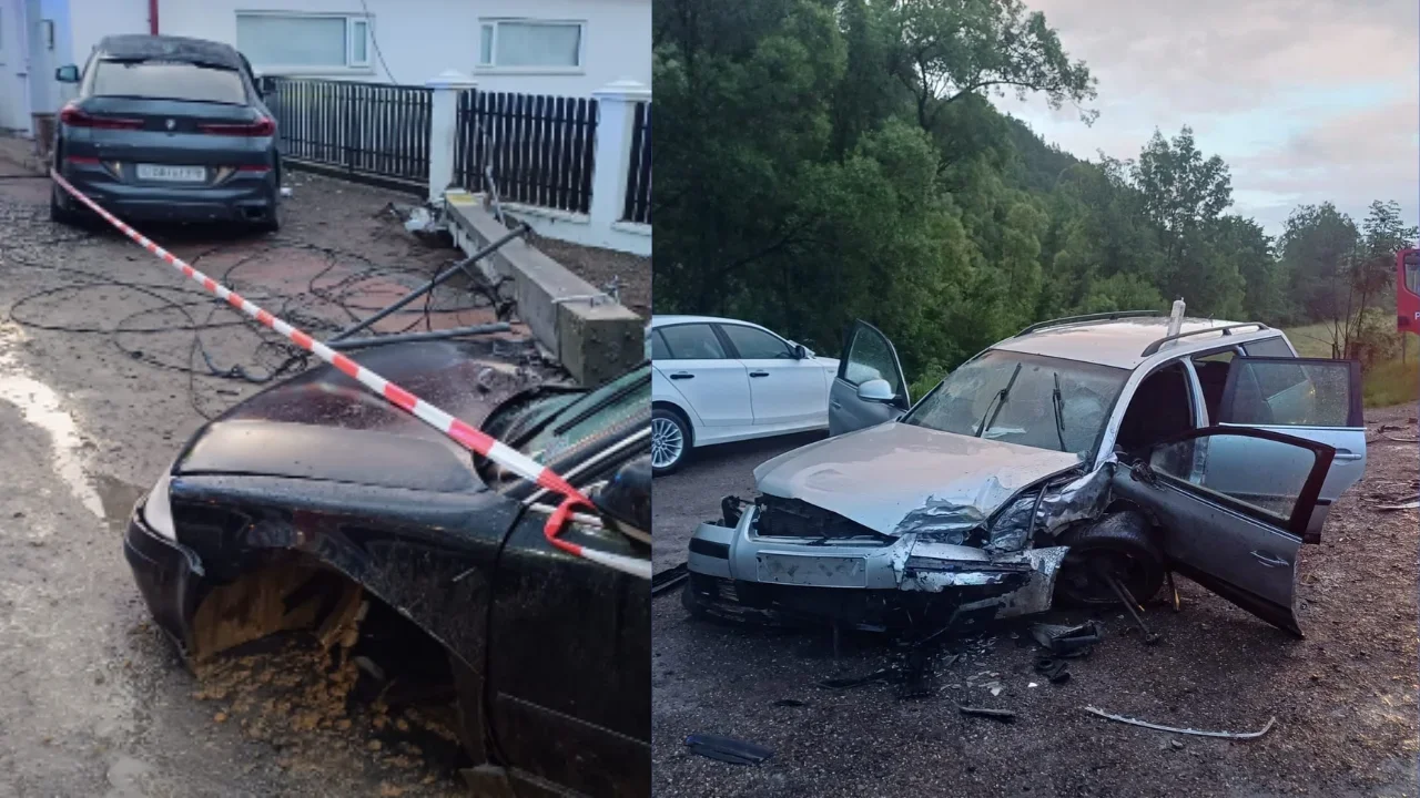 Accidente în lanț pe drumurile județului Suceava