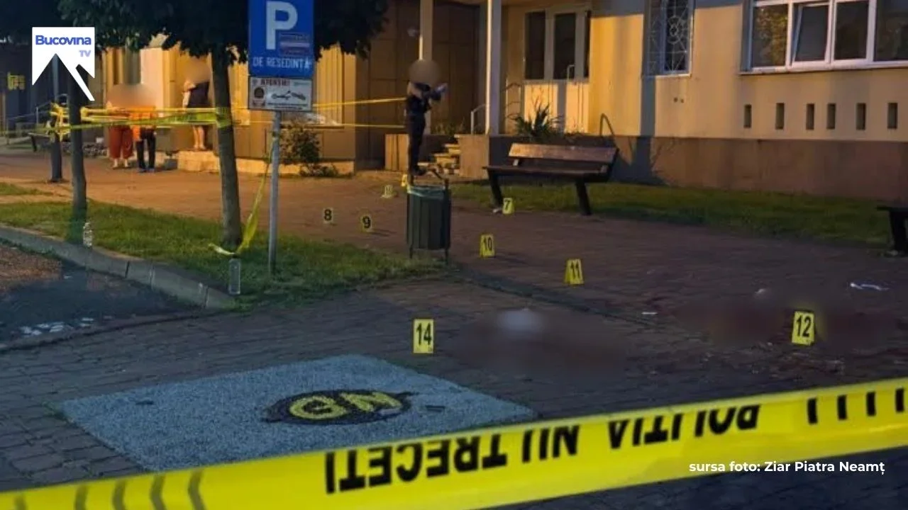 Polițist înjunghiat de propriul fiu, pe un bulevard din Piatra Neamț