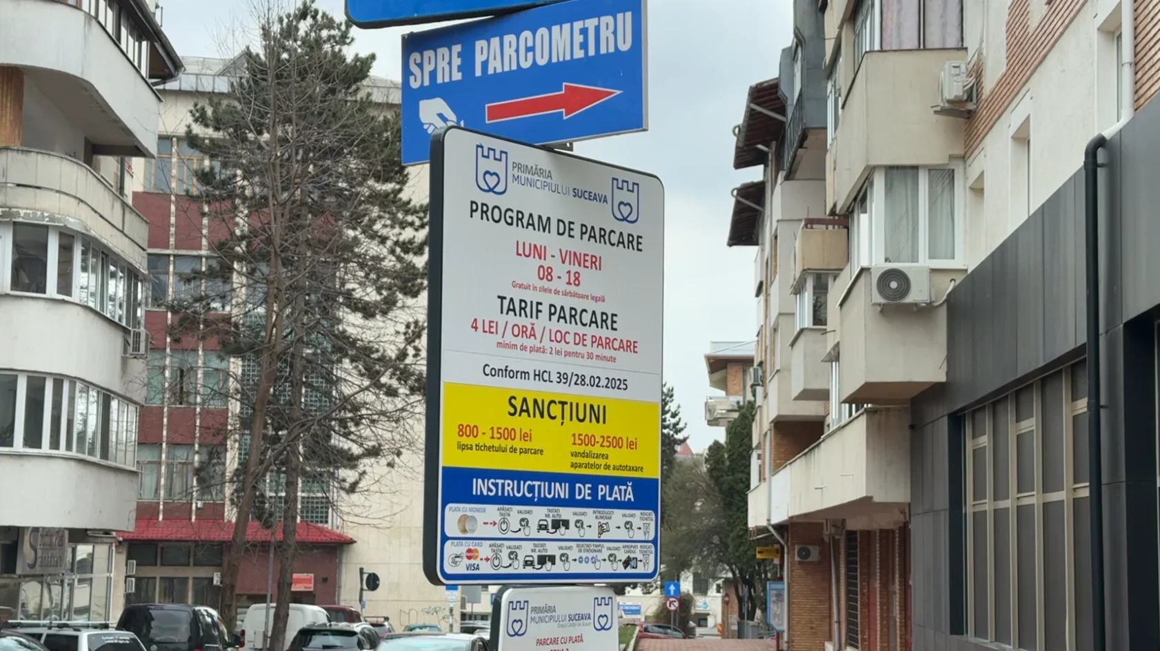 Parcările din Suceava, din nou la reglaj