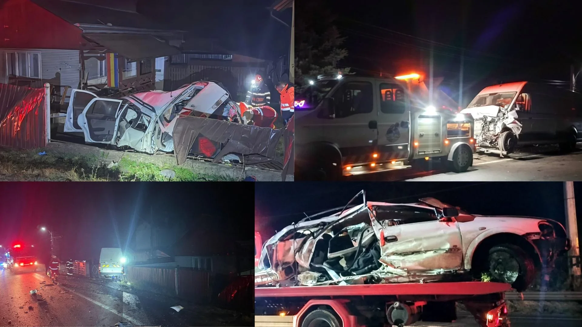 Accident mortal între un autoturism și o dubă, la Molid