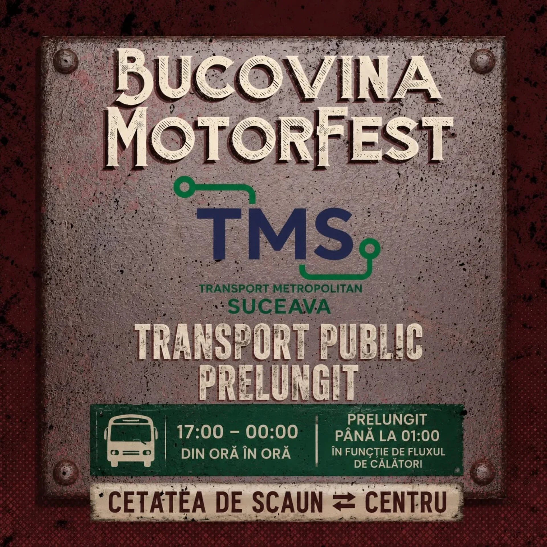 Linie specială de autobuz spre Motorfest