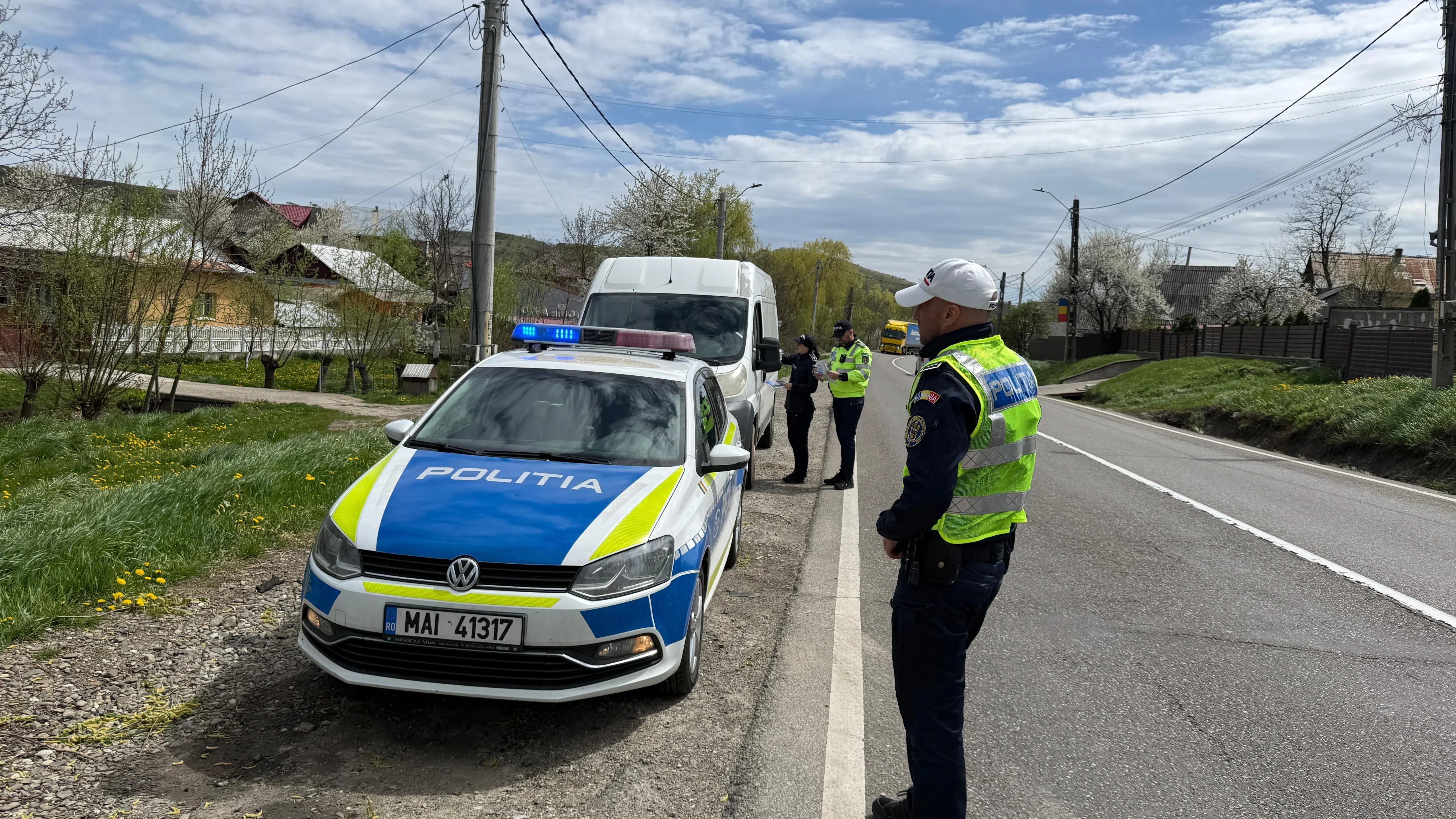 Bărbat beat la volan, prins într-o acțiune de prevenție organizată pe drumurile județului