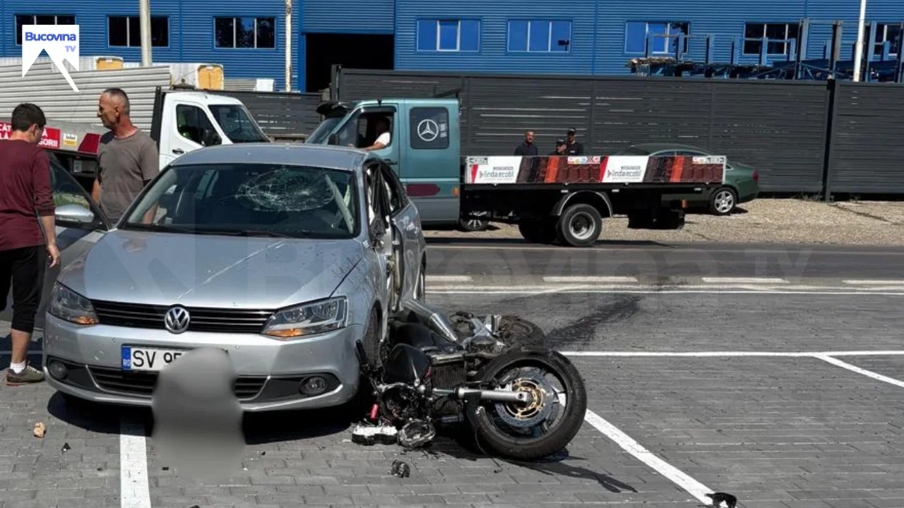 Motociclistul rănit în accidentul de la intrare în Suceava a decedat la spital