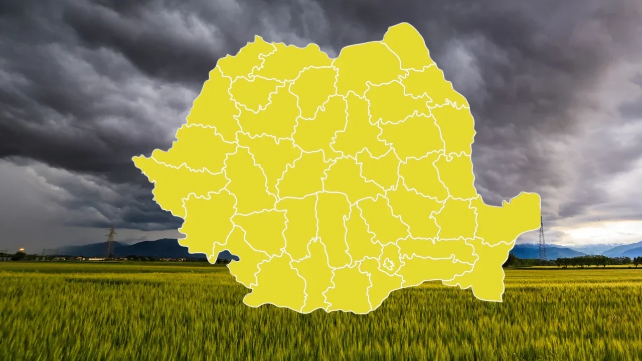 România intră sub cod galben de furtuni