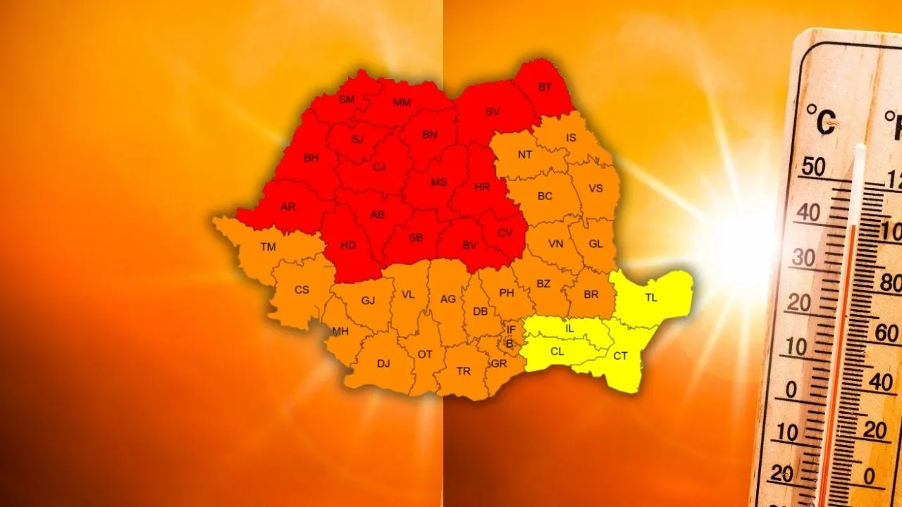 Cod roșu de caniculă în weekend, la Suceava și Botoșani