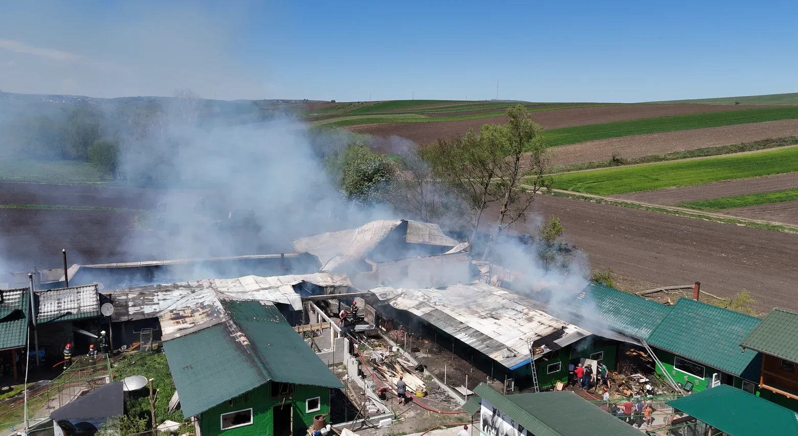 Incendiu puternic la grădina zoologică din Zaharești