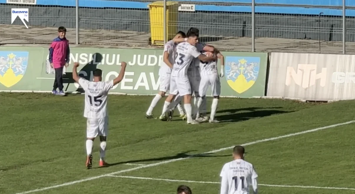 Cetatea 1932 Suceava, victorie spectaculoasă în fața liderului CSM Slatina! Sucevenii au câștigat cu 2-0