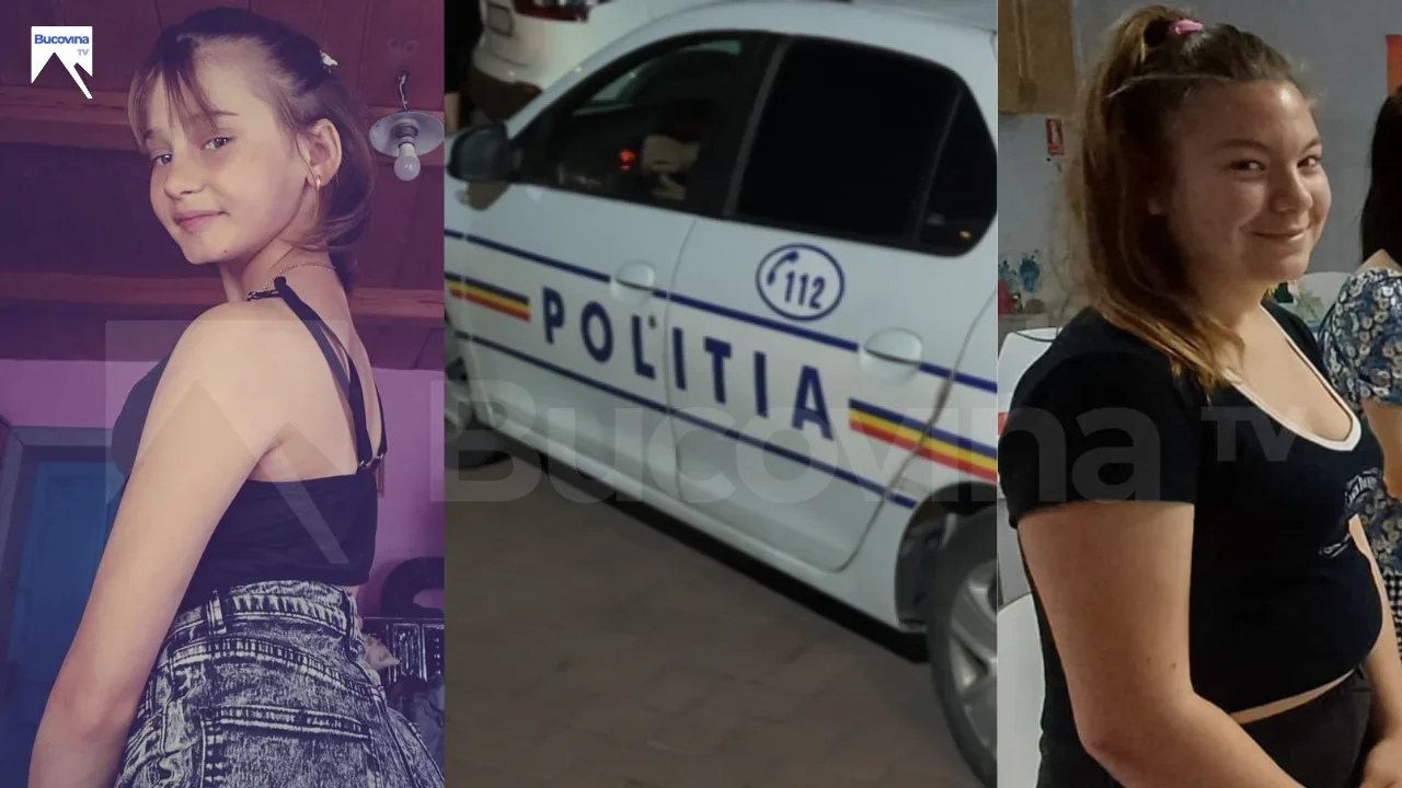 Două minore din Botoșani au dispărut; poliția le caută