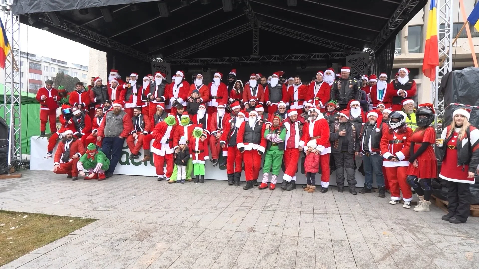 Evenimentul „Moș Crăciun pe două roți” din nou la Suceava