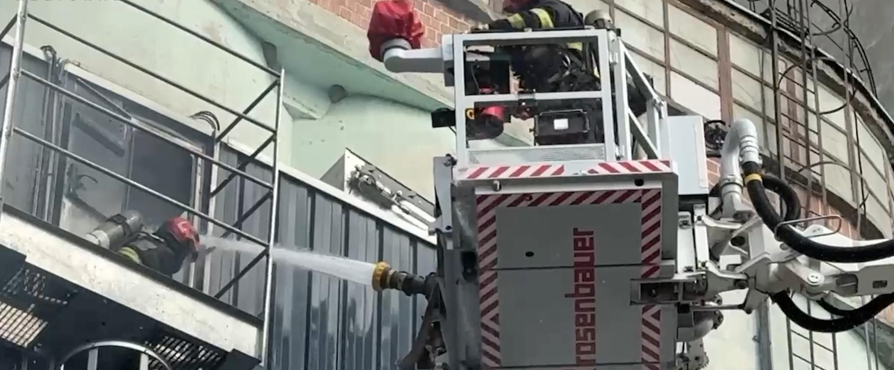 Incendiu la un uscător de cereale din Municipiul Botoșani
